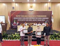 Pembubaran Badan Adhoc Pilkada 2024, KPU Nganjuk Sampaikan Apresiasi Kinerja 