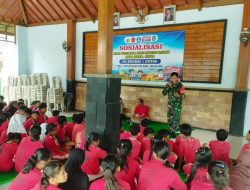 Marak Bullying Babinsa Berikan Sosialisasi Pencegahan Perundungan dan Bullying Siswa Siswa SDN 1 Getas