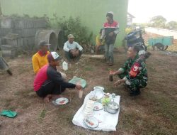 Demi Menjalin Hubungan Baik, Babinsa Melaksanakan Komsos Dengan Warga Binaan