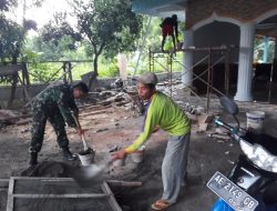 Karya Bhakti Babinsa Koramil 0810/02 Bagor Kel. Kedondong Rehab Masjid