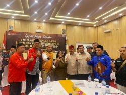 Penetapan Marhaen-Trihandy Sebagai Bupati Wakil Bupati Nganjuk Dihadiri Lawan Politik, Zuli