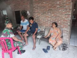 Babinsa Koramil 0810/02 Bagor Pererat Silaturahmi Dengan Warga Melalui Anjangsana