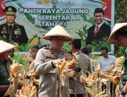 Polres Nganjuk Berkontribusi 20,56 Ton Jagung dalam Program Ketahanan Pangan