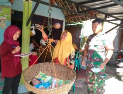Peduli Kesehatan Balita Babinsa Kodim 0810/02 Bagor Ikut Serta Pendampingan