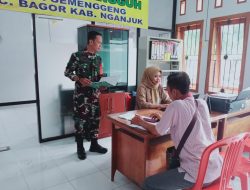 Tingkatkan Sinergitas Dan Perbarui Data Wilayah, Babinsa Koramil 02 Bagor Laksanakan Puldata Ter Di Kantor Desa