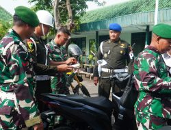 Operasi Gaktib Waspada Wira Clurit dan Operasi Yustisi Citra Wira Clurit Kodim 0810/Nganjuk