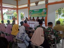 Babinsa Forpimcam Lengkong Dan PPL Hadiri Sosialisasi Penyerapan Gabah Oleh Perum Bulog