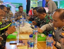 Perkokoh Sinergitas Kodim 0810/Nganjuk Gelar Sahur Bersama TNI – Polri
