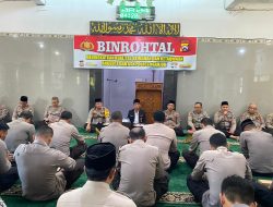Polres Nganjuk Gelar Binrohtal untuk Tingkatkan Keimanan di Bulan Suci Ramadan