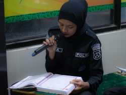 Isi Ramadan dengan Ibadah, Polwan dan ASN Polres Nganjuk Rutin Tadarus di Masjid Al-Ikhlas