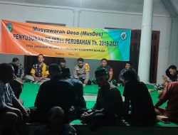 Babinsa Koramil 0810/13 Lengkong Hadiri Rapat MUSDES Dalam Rangka Perubahan RJPm TA. 2019-2027