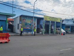 Sinergitas Babinsa Koramil 0810/10 Tanjunganom Dan Aparat Kepolisian Beserta Instansi Terkait Amankan Arus Balik Lebaran
