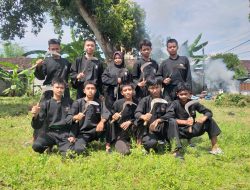 Peringati Hari Jadi Nganjuk, Unlat PSHT Rayon Jatirejo Ikuti Kerja Bakti Serentak