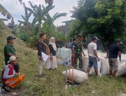 Babinsa Koramil 0810/16 Sukomoro Damingi Petani Timbang Hasil Panen Pastikan Gabah Terserap Oleh Bulog