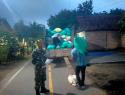 Babinsa Koramil 0810/13 Lengkong Bersama PPL Melaksanakan Pendampingan SERGAB