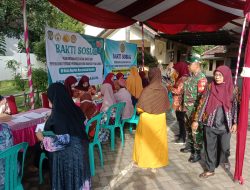 Pastikan Berjalan Aman Dan Lancar Babinsa Laksanakan Pengamanan Kegiatan Bhakti Sosial Dan Pelayanan Kesehatan Gratis