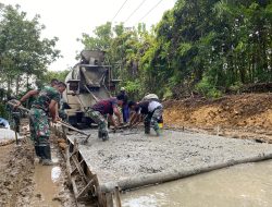 Semangat Tak Pernah Surut Pengecoran Terus Dikebut