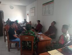 Peran aktif Babinsa dalam mendukung Program TMMD Ke -124 sasaran non fisik di wilayah binaannya