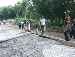 Satgas TMMD 124 Dim Nganjuk Utamakan Kerja Cepat Dan Tepat.