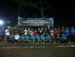 TMMD 124 Kodim Nganjuk Gelar Pertandingan Voli Antar Desa