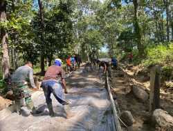 TMMD 124 || Tinggal Sedikit Lagi Jalan Impian Akan Segera Rampung.