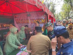 UMKM Ramaikan Pembukaan TMMD 124 Kodim 0810/Nganjuk