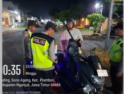 Amankan Akhir Pekan, Polres Nganjuk Gencarkan Patroli SREG Skala Besar