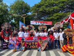 Ribuan Warga Nganjuk Padati Stadion dan Alun-alun Saksikan Parade Jaranan