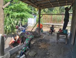 Semangat Kerja Extra Satgas TMMD 124 Kodim 0810/Nganjuk.