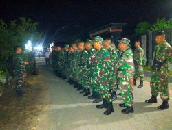 Apel Malam Satgas TMMD Ke 124 Kodim 0810/Nganjuk, Junjung Tinggi Santi Aji