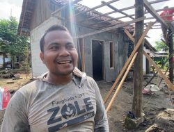 Kebahagiaan Keluarga Tarmanto Terima Bantuan RTLH TMMD Ke 124 Kodim 0810/Nganjuk