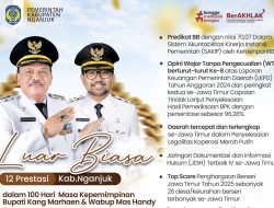 100 Hari Kerja Marhaen-Trihandy Bupati-Wakil Bupati Nganjuk Borong Belasan Prestasi