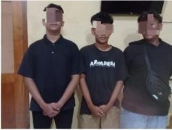 Polisi Ringkus Tiga Pemuda Pelaku Pengeroyokan di Angkringan Nganjuk, Salah Satunya Masih Di Bawah Umur
