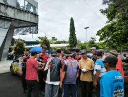 Patroli Kota dan Berbagi Jumat Berkah, Satsamapta Polres Nganjuk Jaga Kamtibmas Tetap Kondusif