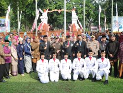 Kapolres Nganjuk Hadiri Upacara Peringatan Hardiknas 2025