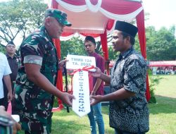 Tarmanto, Warga Desa Sumbermiri Terima RTLH Program TMMD 124 Kodim Nganjuk
