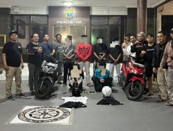 SatReskirm Polres Blitar Ringkus  Pengeroyok di Kanigoro, 6 orang  Diamankan