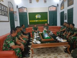 Jelang Pergantian Pejabat Dandim, Kodim Nganjuk Melaksanakan Verifikasi Dari Korem 081/DSJ