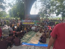 Forpimcam lengkong Hadiri Nyadran(bersih desa) Desa Balongasem kecamatan lengkong.