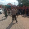 Babinsa Koramil 0810/15 Rejoso dan Polsek Rejoso Bersinergi Amankan Tes Jago PSHT Ranting Rejoso