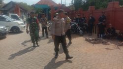Babinsa Koramil 0810/15 Rejoso dan Polsek Rejoso Bersinergi Amankan Tes Jago PSHT Ranting Rejoso
