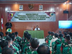 Cegah Prajurit dan PNS Terlibat Narkoba Kodim Nganjuk Gelar Sosialisasi P4GN.
