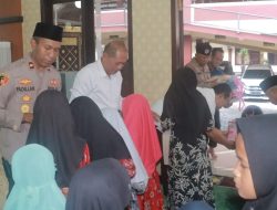 Peduli  Sesama,  Polres Blitar Santuni Anak Yatim Piatu