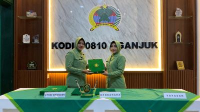 Rapat Paripurna Dalam Rangka Serah Terima Jabatan Ketua Persit KCK Cab XIII Dim 0810/Nganjuk