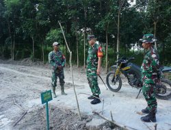 1.100 Meter Jalan Cor Beton TMMD Selesai 100%, Dandim Nganjuk: Ini Wujud Kemanunggalan TNI dengan Rakyat