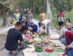 Warga  Senyum Bahagia, Satgas TMMD 124 Kodim Nganjuk Kerja Nyata