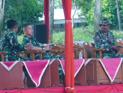 Jelang Penutupan TMMD, Dansatgas Pastikan Lapangan Upacara Siap Digunakan