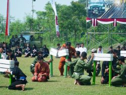 Ratusan Pendekar Silat Meriahkan Penutupan TMMD ke-124 di Kabupaten Nganjuk