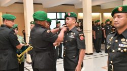Pergantian Pucuk Pimpinan Kodim 0810/Nganjuk Berlangsung Di Koram 081/DSJ