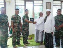 Dandim 0810 Nganjuk Laksanakan Safari Solat Jumat di Ponpes Bahrul Hasan Tankila Prambon